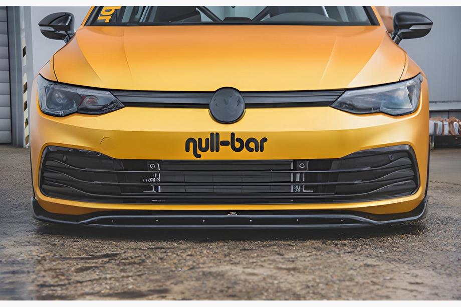 Volkswagen Golf 8 2019- Lip delantero DPT V-2 (Negro Brillante) Foto 1