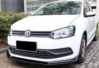 Volkswagen Polo 2010-2017 Lip delantero DPT V-2 (Negro Brillante) foto 2