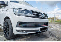 Volkswagen T5 2010-2015 Lip delantero DPT (Negro Brillante) foto 1