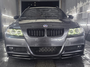 BMW 3 Series E90/E91 2005-2011 Riñoneras M-Look (para E-90/91, 2005-2008, Negro Brillante) foto 9