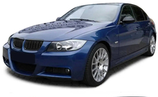 BMW 3 Series E90/E91 2005-2011 Riñoneras M-Look (para E-90/91, 2005-2008, Negro Brillante) foto 4
