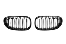 BMW 5 Series E60/E61 2003-2010 Riñones M-Look (Negro Brillante) foto 3