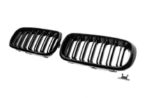 BMW X5 F15 2013-2018 Riñones M-Look (Negro Brillante) foto 6