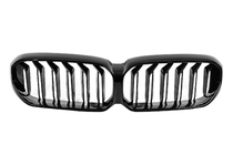 BMW Serie 5 G30/G31 2017–2023 Parrilla riñones M-Look (2021-2023, negro brillo) foto 2