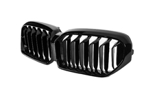 BMW Serie 5 G30/G31 2017–2023 Parrilla riñones M-Look (2021-2023, negro brillo) foto 4