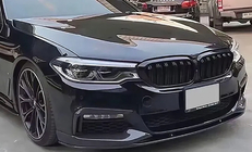 BMW Serie 5 G30/G31 2017–2023 Riñoneras M-Look (2017-2020, Negro Brillante) foto 3