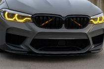BMW Serie 5 G30/G31 2017–2023 Riñoneras M-Look (2017-2020, Negro Brillante) foto 1