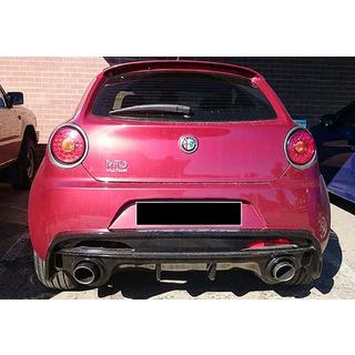 Difusor Trasero DPT (Negro Brillante) Alfa Romeo MiTo 2008-2018 foto 2