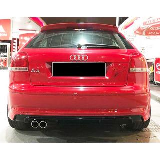 Difusor Trasero DPT (2005-2008, Coupe, Negro Brillante) Audi A3 2003-2012 foto 1