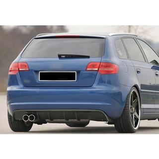 Difusor Trasero DPT (2008-2010, Negro Brillante) Audi A3 2003-2012 foto 4