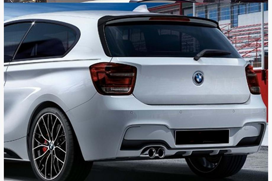 BMW 1 Series F20/F21 2011-2019 Difusor Trasero DPT (Negro Brillante) Foto 1