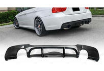 BMW 3 Series E90/E91 2005-2011 Difusor Trasero DPT V-6 (para E90 M-Sport, Negro Brillante) foto 2