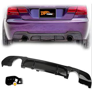 Difusor Trasero DPT V-6 (para E90 M-Sport, Negro Brillante) foto 1