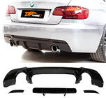 BMW 3 Series E92/E93 2006–2013 Difusor Trasero DPT (para E92 M-Sport, Negro Brillante) foto 1