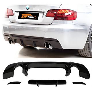 Difusor Trasero DPT (para E92 M-Sport, Negro Brillante)