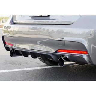 Difusor Trasero DPT V-4 (para M-Performance, Negro Brillante) BMW 3 Series F30/F31 2012-2019 foto 3
