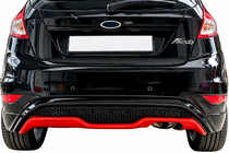 Ford Fiesta 2008-2017 Difusor trasero DPT V-3 (HB, negro mate) foto 4