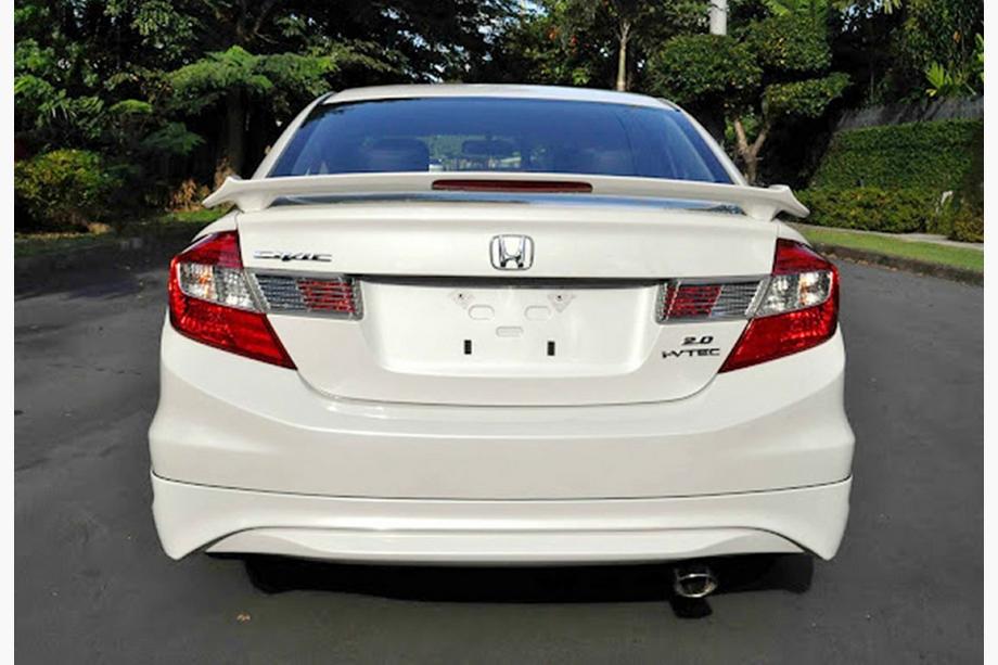 Honda Civic Sedan IX 2011-2016 Difusor Trasero DPT (Imprimado para Pintar) Image
