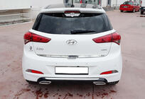 Hyundai I-20 2014-2020 Difusor Trasero DPT (2014-2018, Negro Brillante) foto 1