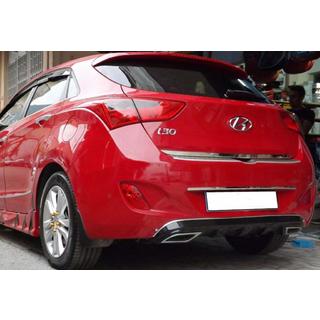 Difusor Trasero DPT V-1 (Negro Brillante) Hyundai I-30 2012-2017 foto 2