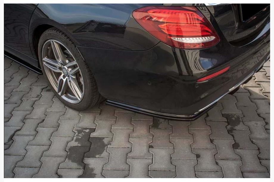 Mercedes E-class W213 2016-2023 Difusor Trasero FLAP DPT (Negro Brillante) Image