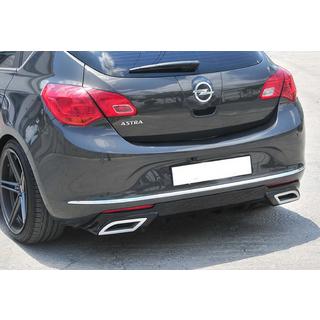 Difusor Trasero DPT V1 (2012-2015, HB, Negro Brillante) Opel Astra J 2009-2015 foto 3