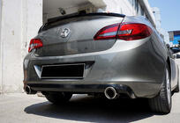 Opel Astra J 2009-2015 Difusor Trasero DPT V-1 (SD, Negro Brillante) foto 5