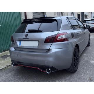 Difusor Trasero DPT (HB, Negro Brillante) Peugeot 308 2014-2021 foto 2