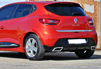 Renault Clio IV 2012-2019 Difusor Trasero DPT V-2 (Negro Brillante) foto 2
