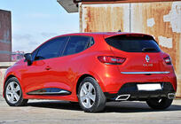 Renault Clio IV 2012-2019 Difusor Trasero DPT V-2 (Negro Brillante) foto 3