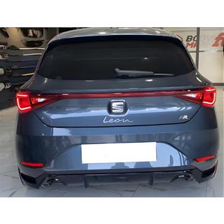 Difusor Trasero DPT V-1 (Negro Brillante) Seat Leon 2020-