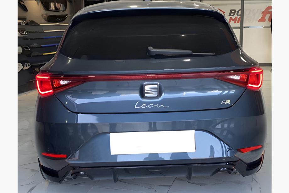 Seat Leon 2020- Difusor Trasero DPT V-1 (Negro Brillante) Foto 1