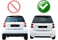 Smart 2014- Difusor Trasero DPT (Negro Brillante) foto 3