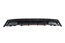 Difusor Trasero Universal DPT V-13 (ABS) (Rojo+Negro Brillante) foto 5