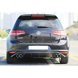 Difusor Trasero DPT V-6 (2012-2017, Negro Brillante) Volkswagen Golf 7/E-Golf 2012-2020 foto 2