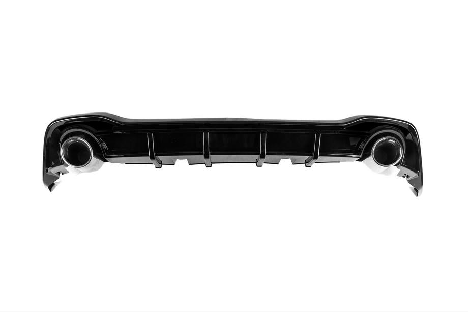 Volkswagen Golf 8 2019- Difusor Trasero DPT V-2 (Negro Brillante) Foto 4