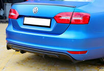Volkswagen Jetta 2011-2018 Difusor Trasero DPT (2011-2014, Negro Brillante) foto 1