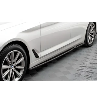 Extensiones de faldones laterales DPT V-2 (para faldones M-Sport/M5, negro brillante)