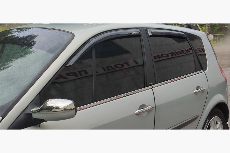 Renault Scenic/Grand 2003-2009 Molduras de Ventanas Acero Inoxidable (4 uds) Foto 4