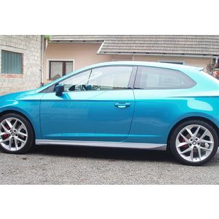 Faldones Laterales DPT V-1 (imprimados para pintar) Seat Leon 2013-2020 foto 2