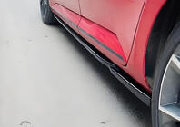 Seat Leon 2013-2020 Faldones Laterales DPT V-6 (Negro Brillante) foto 1