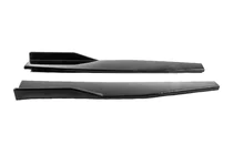 Extensiones universales de faldones laterales DPT Aero Black (Negro Brillante) foto 4