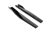 Extensiones universales de faldones laterales DPT Aero Black (Negro Brillante) foto 5
