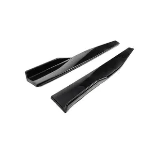 Extensiones universales de faldones laterales DPT Aero Black (Negro Brillante) foto 3