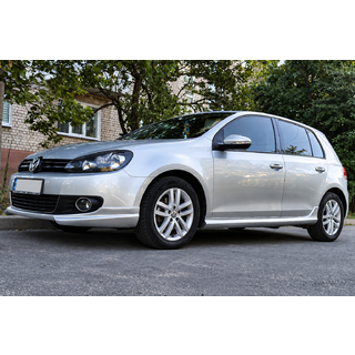 Faldones Laterales DPT V-1 (HB, para pintar) Volkswagen Golf 6 2008-2014 foto 1