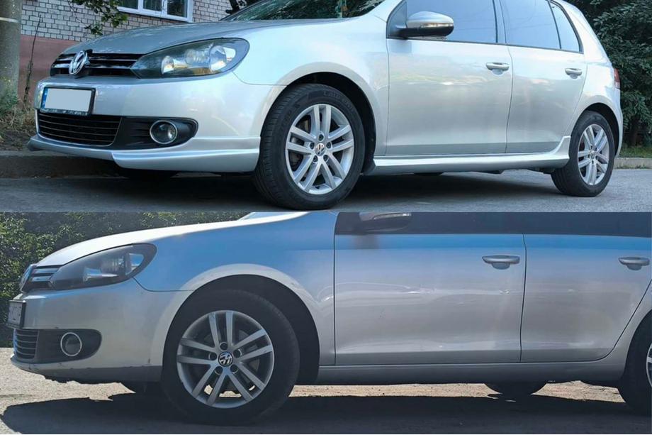 Volkswagen Golf 6 2008-2014 Faldones Laterales DPT V-1 (HB, para pintar) Foto 10