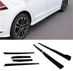 Volkswagen Golf 7/E-Golf 2012-2020 Faldones Laterales DPT V-3 (Negro Brillante) foto 1