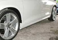 Volkswagen Scirocco 2008-2017 Faldones Laterales DPT V-1 (Negro Brillante) foto 1