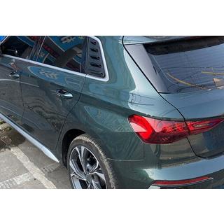 Cubiertas de Ventanas Traseras DPT V-1 (Negro Brillante, 2pcs) Audi A3 2012-2020 foto 2