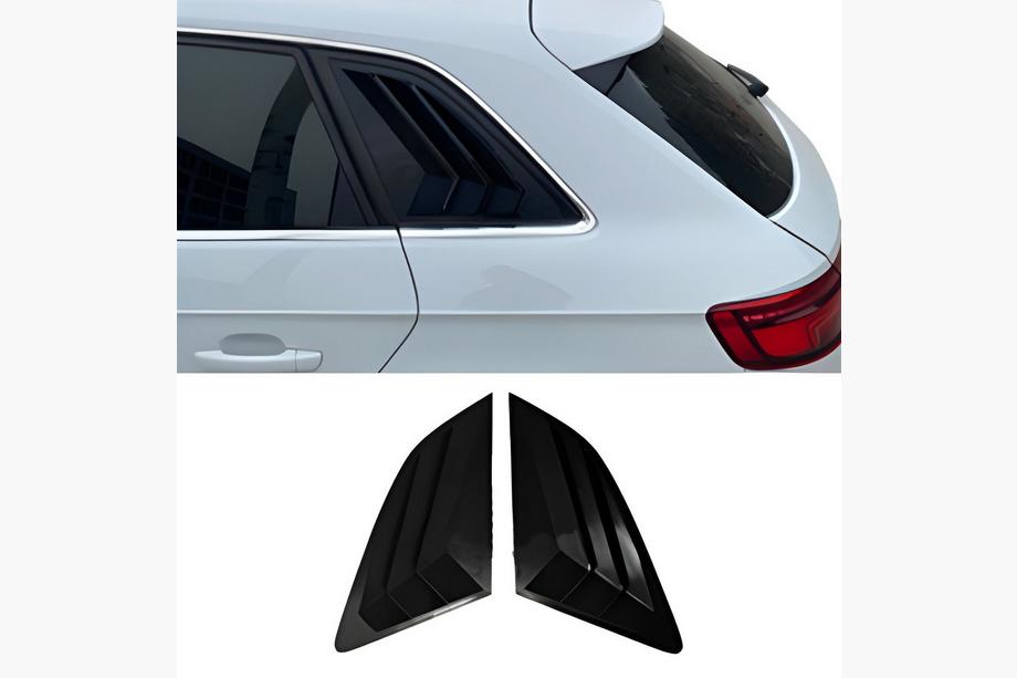 Audi A3 2012-2020 Cubiertas de ventanas traseras DPT V-2 (negro brillo, 2uds) Foto 1